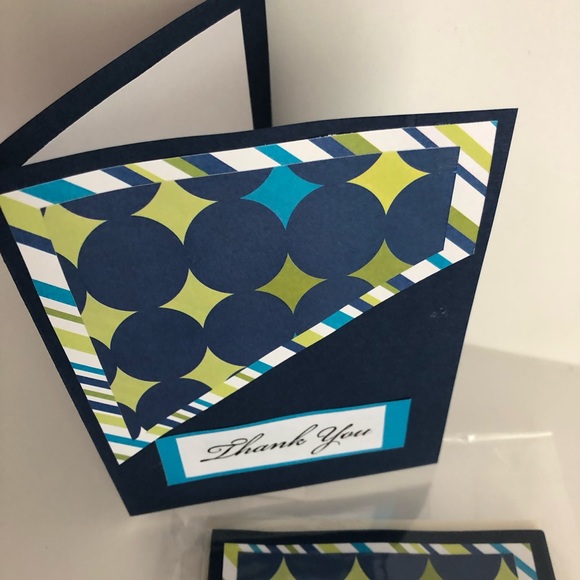 3/$20 NEW 4 Hand Crafted Thank You Cards Blank Inside With Envelopes - Picture 3 of 4